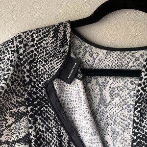 Who What Wear Snake Skin Cocktail Dress